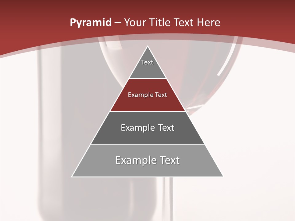 Wine Bottle Glare PowerPoint Template