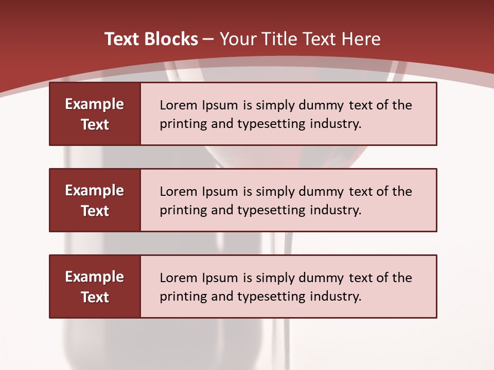 Wine Bottle Glare PowerPoint Template