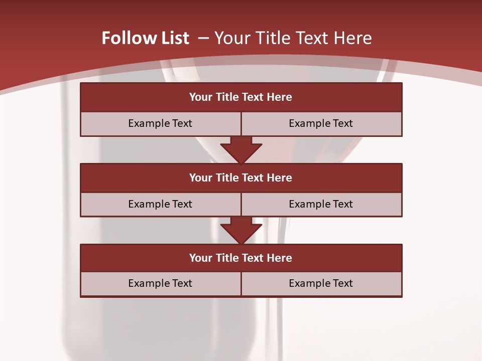 Wine Bottle Glare PowerPoint Template