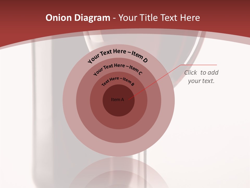 Wine Bottle Glare PowerPoint Template