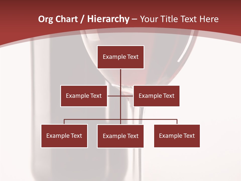 Wine Bottle Glare PowerPoint Template