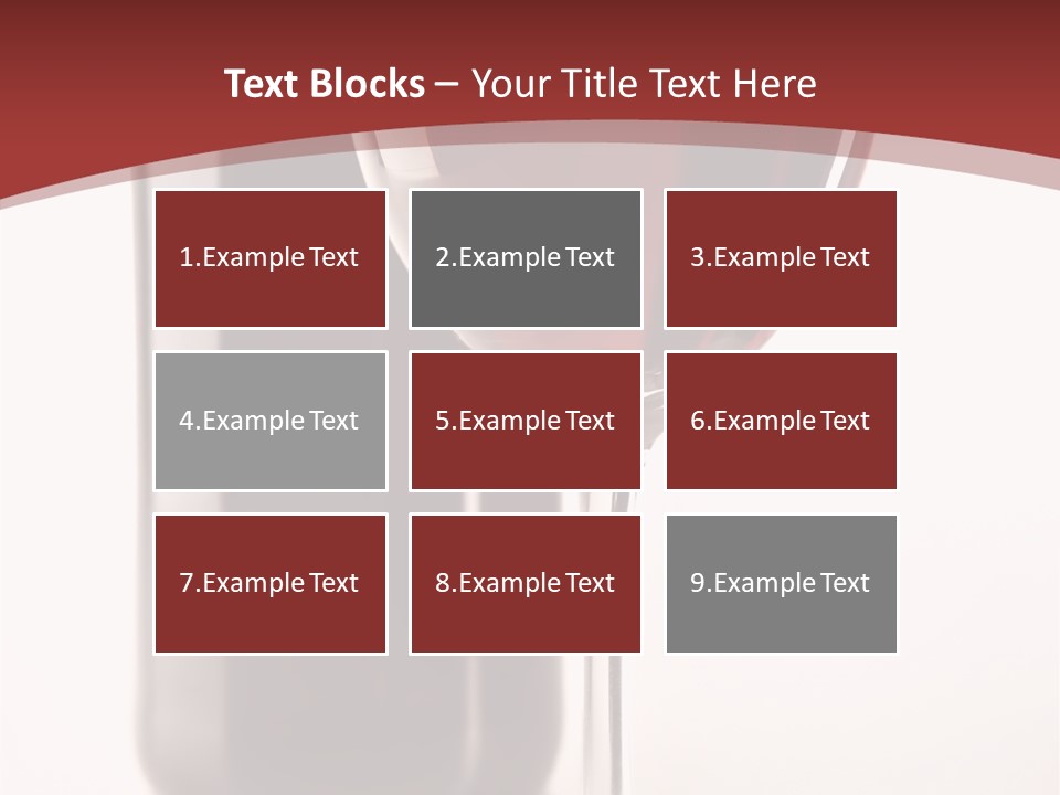 Wine Bottle Glare PowerPoint Template