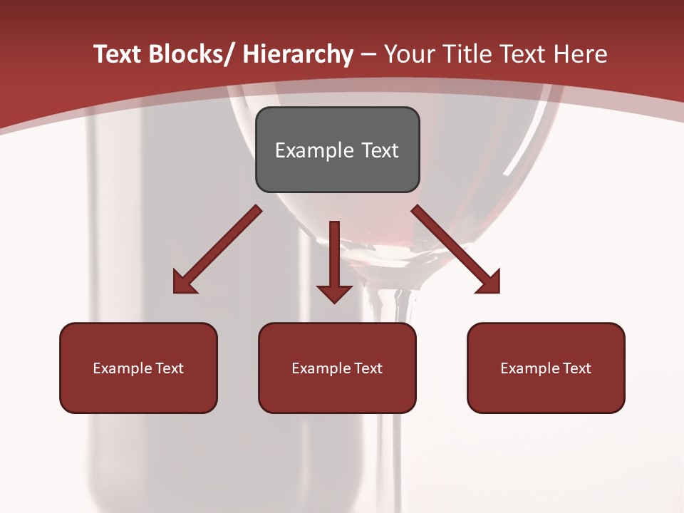 Wine Bottle Glare PowerPoint Template