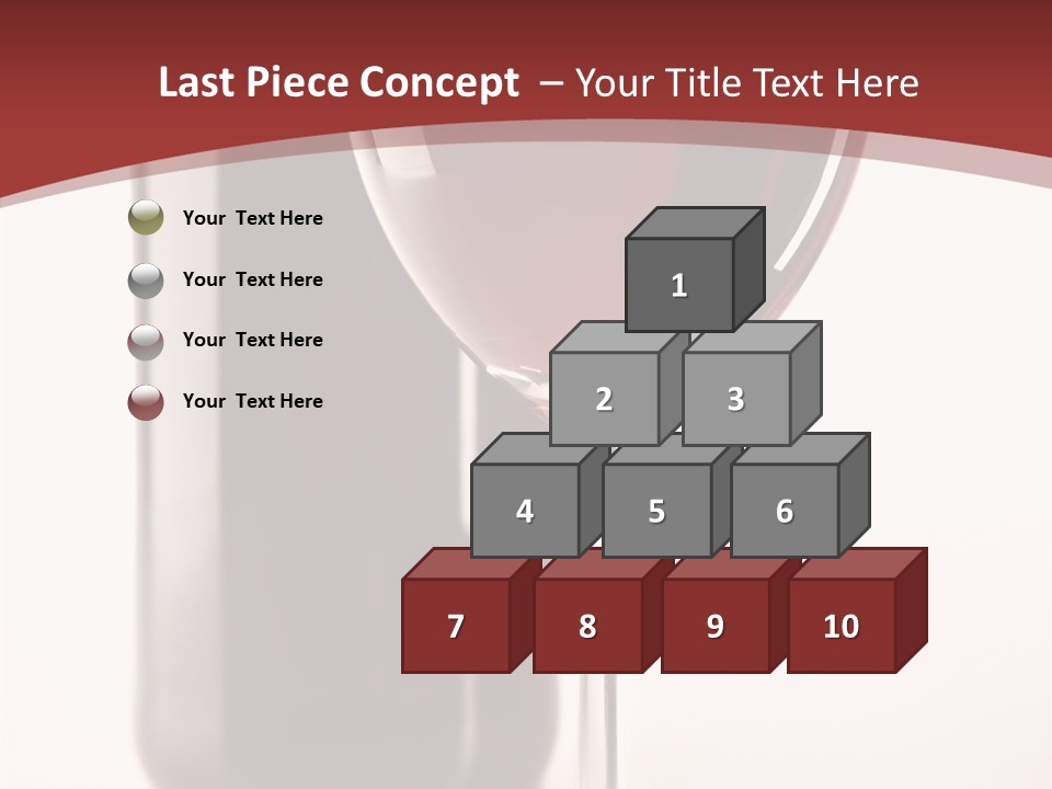 Wine Bottle Glare PowerPoint Template