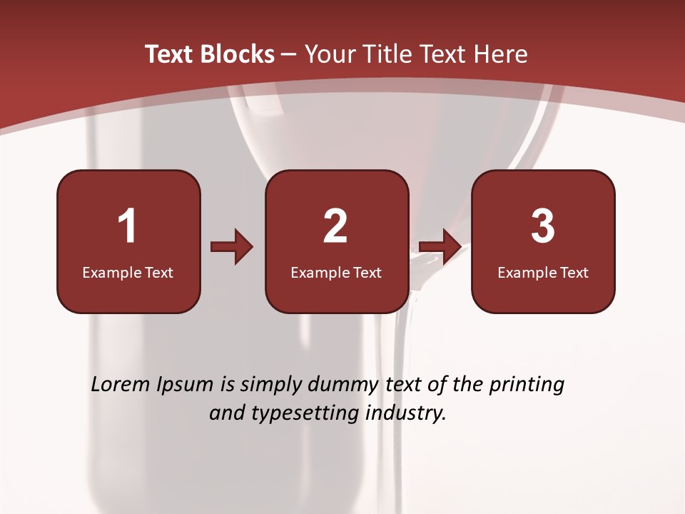 Wine Bottle Glare PowerPoint Template