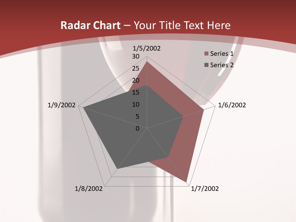 Wine Bottle Glare PowerPoint Template