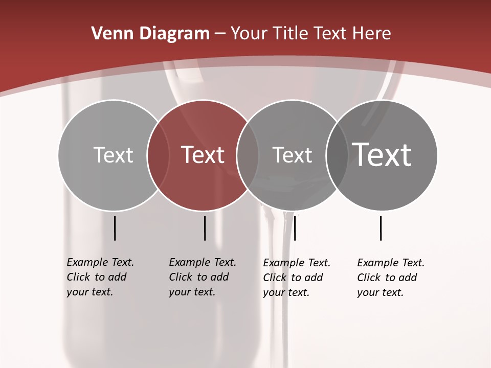 Wine Bottle Glare PowerPoint Template