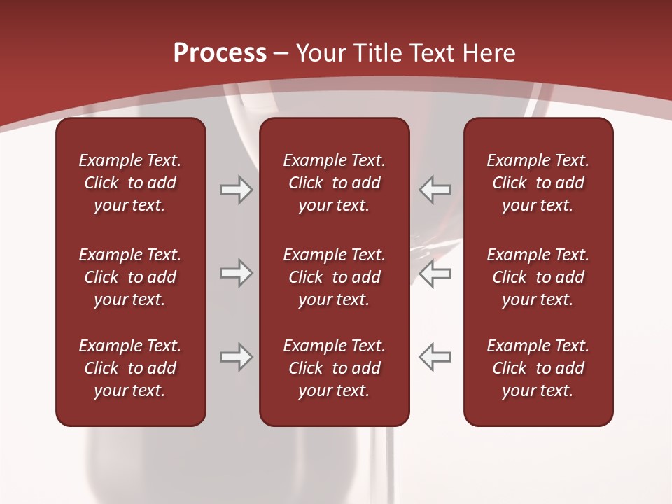Wine Bottle Glare PowerPoint Template