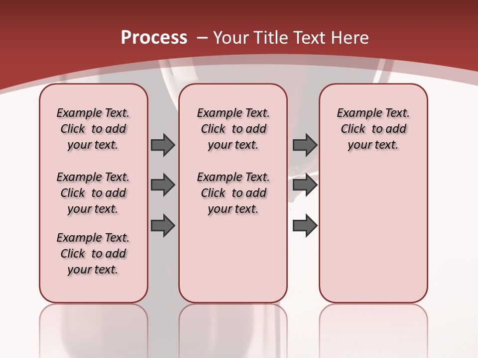 Wine Bottle Glare PowerPoint Template