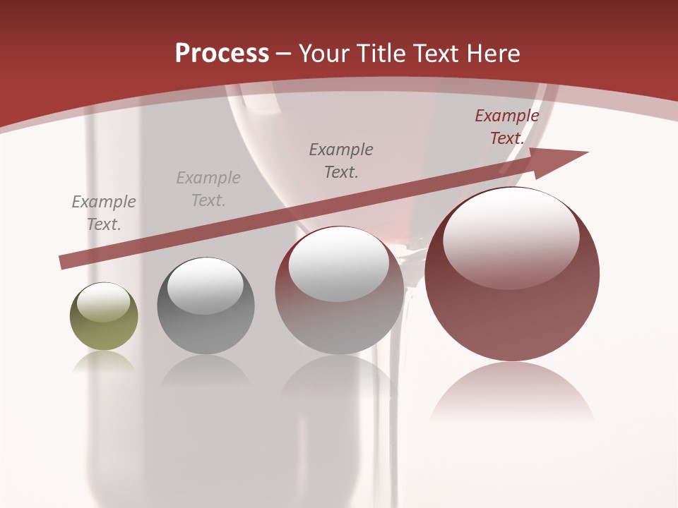 Wine Bottle Glare PowerPoint Template