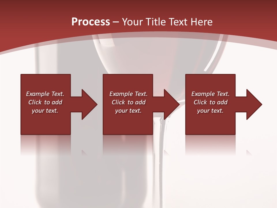 Wine Bottle Glare PowerPoint Template
