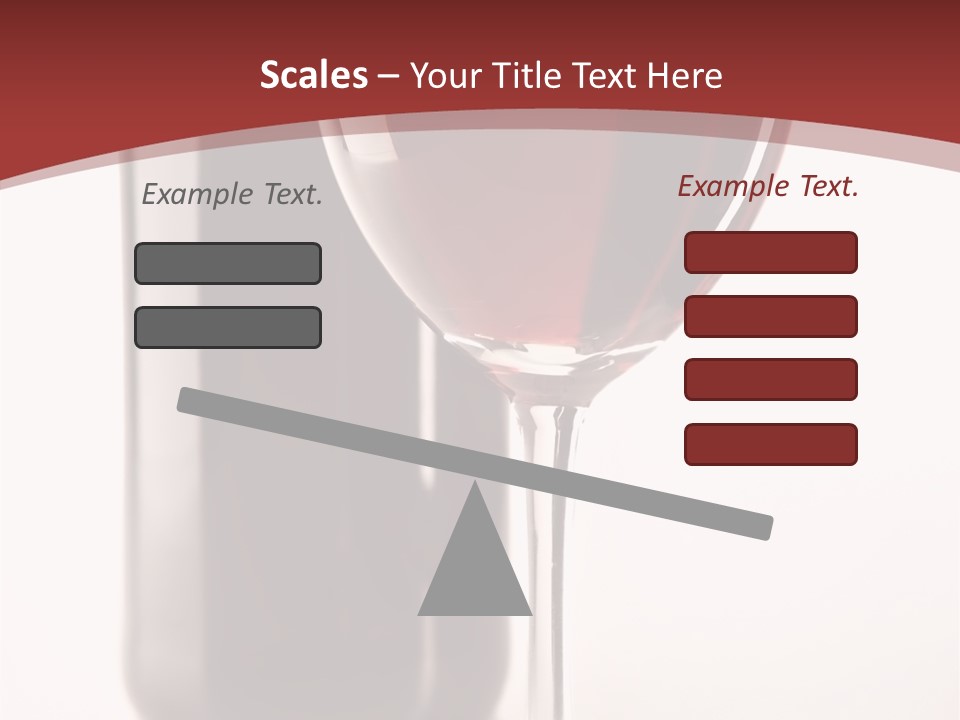 Wine Bottle Glare PowerPoint Template