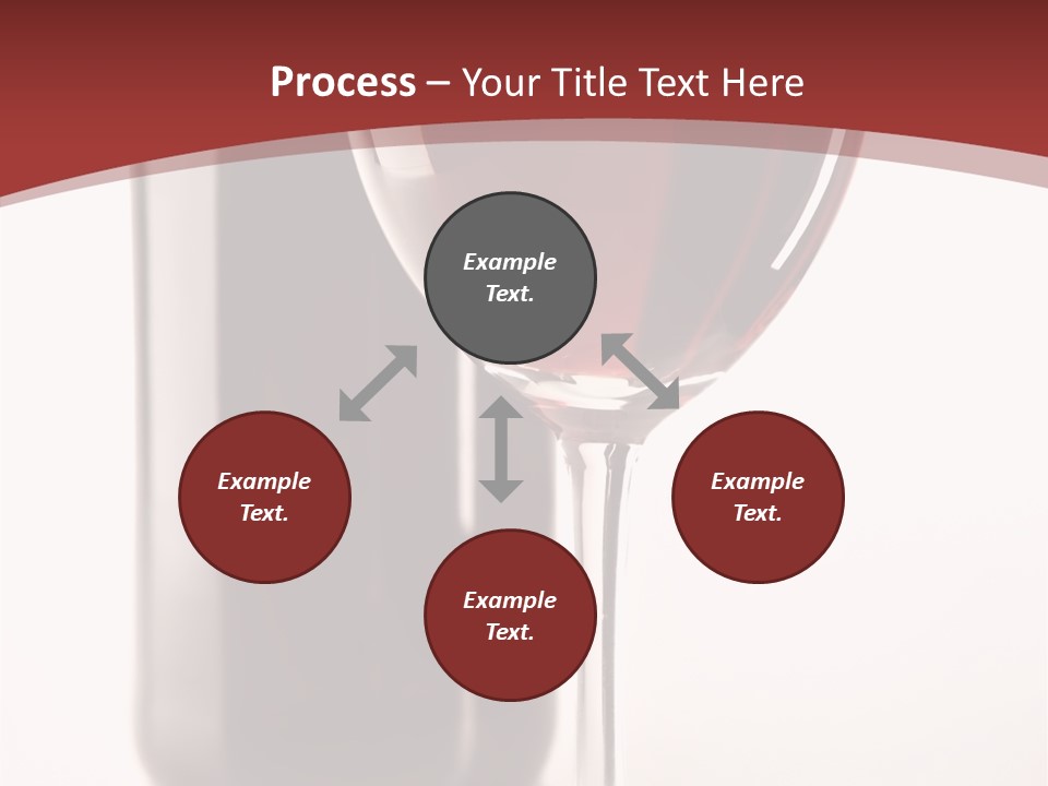 Wine Bottle Glare PowerPoint Template