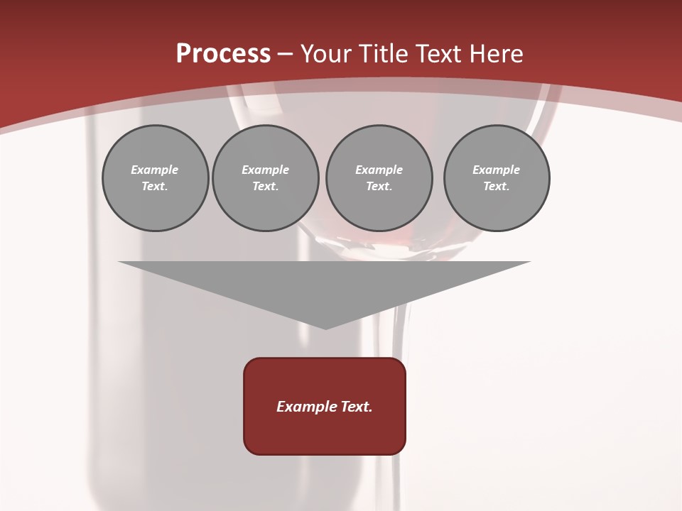 Wine Bottle Glare PowerPoint Template