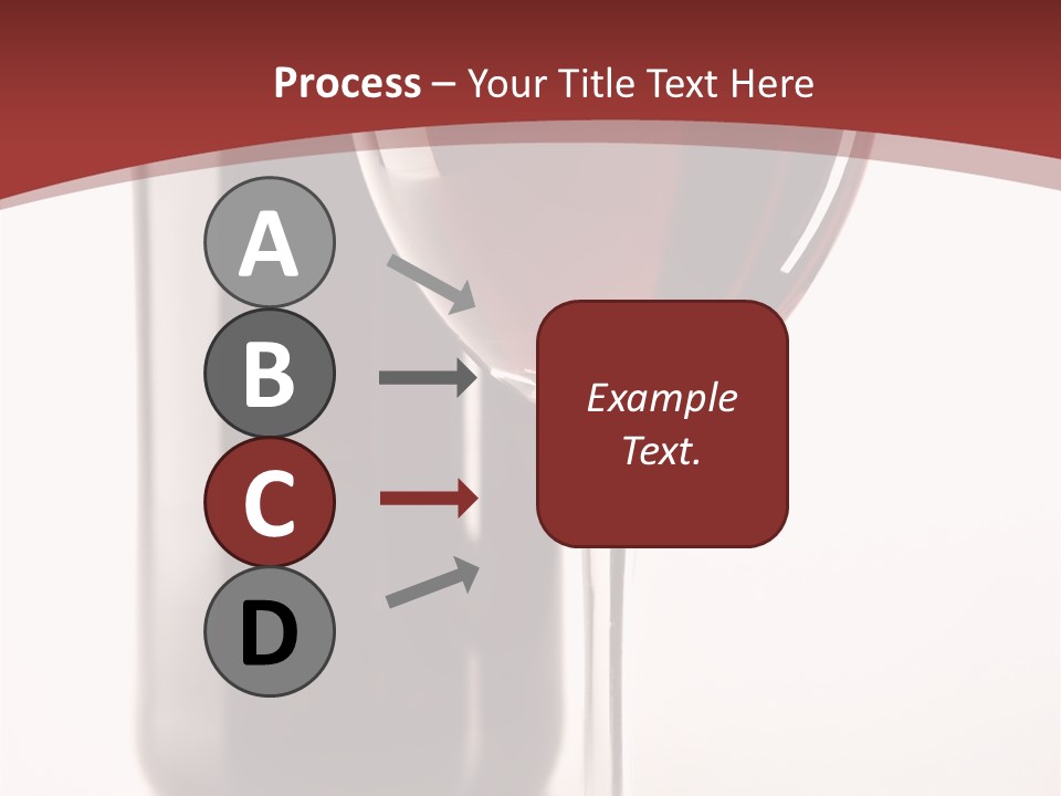 Wine Bottle Glare PowerPoint Template