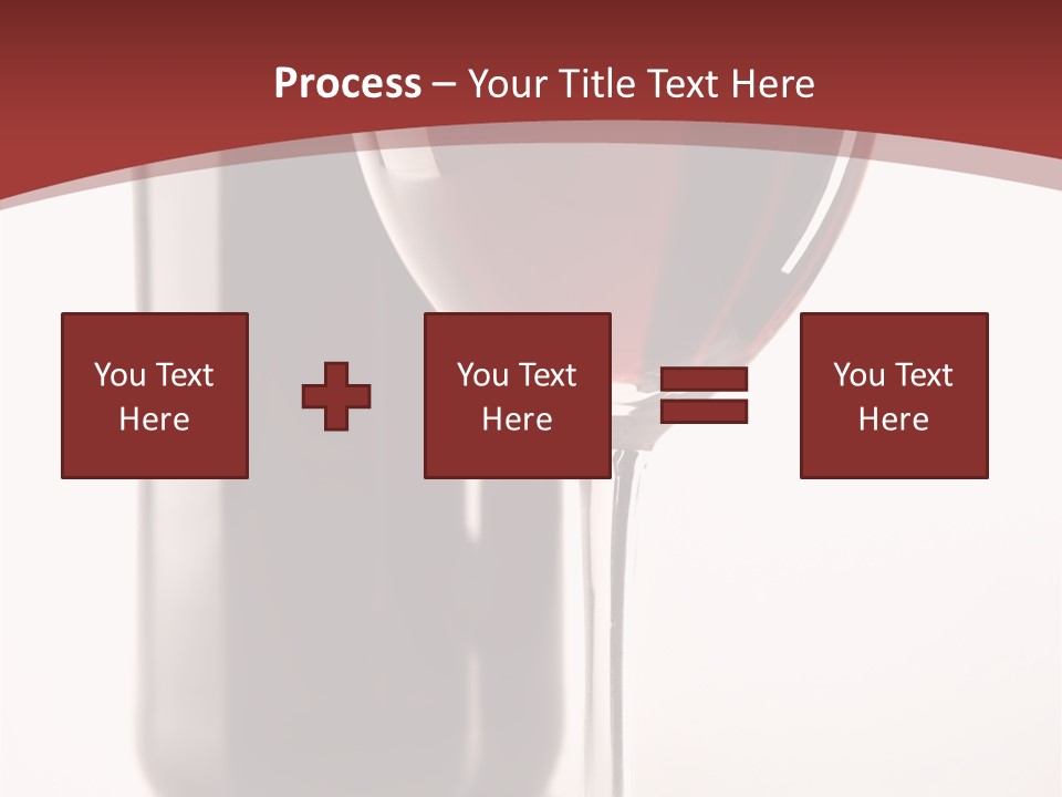 Wine Bottle Glare PowerPoint Template