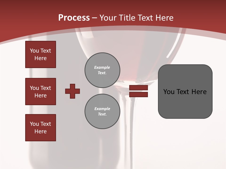 Wine Bottle Glare PowerPoint Template
