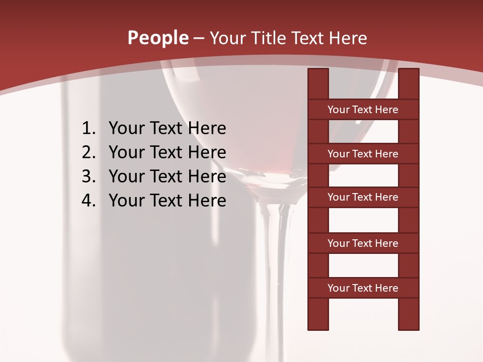 Wine Bottle Glare PowerPoint Template