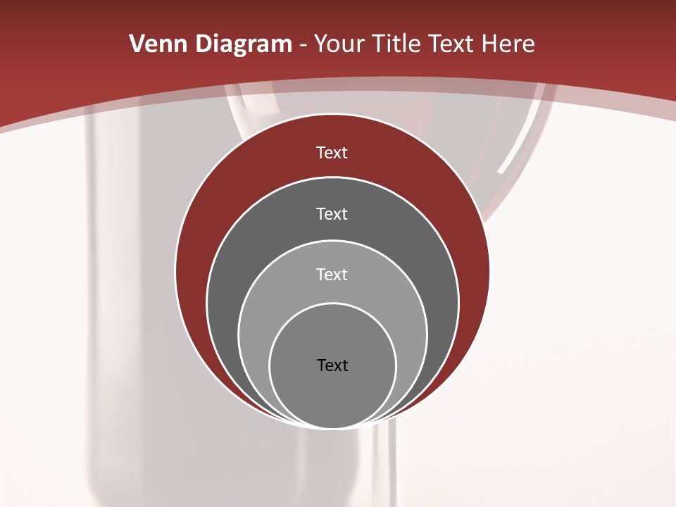 Wine Bottle Glare PowerPoint Template