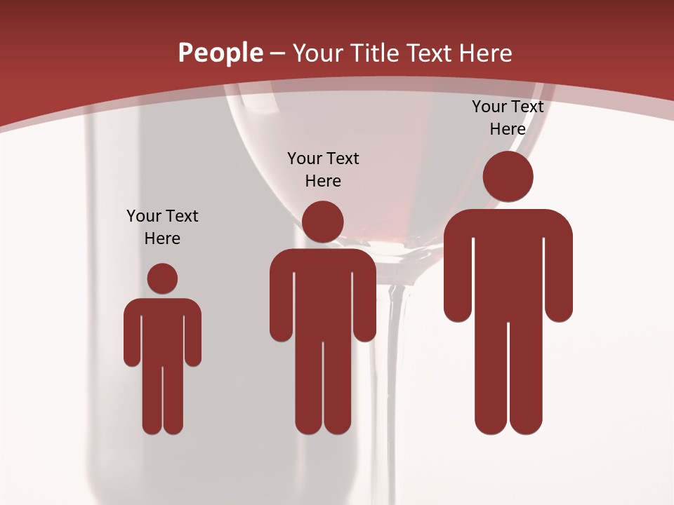 Wine Bottle Glare PowerPoint Template