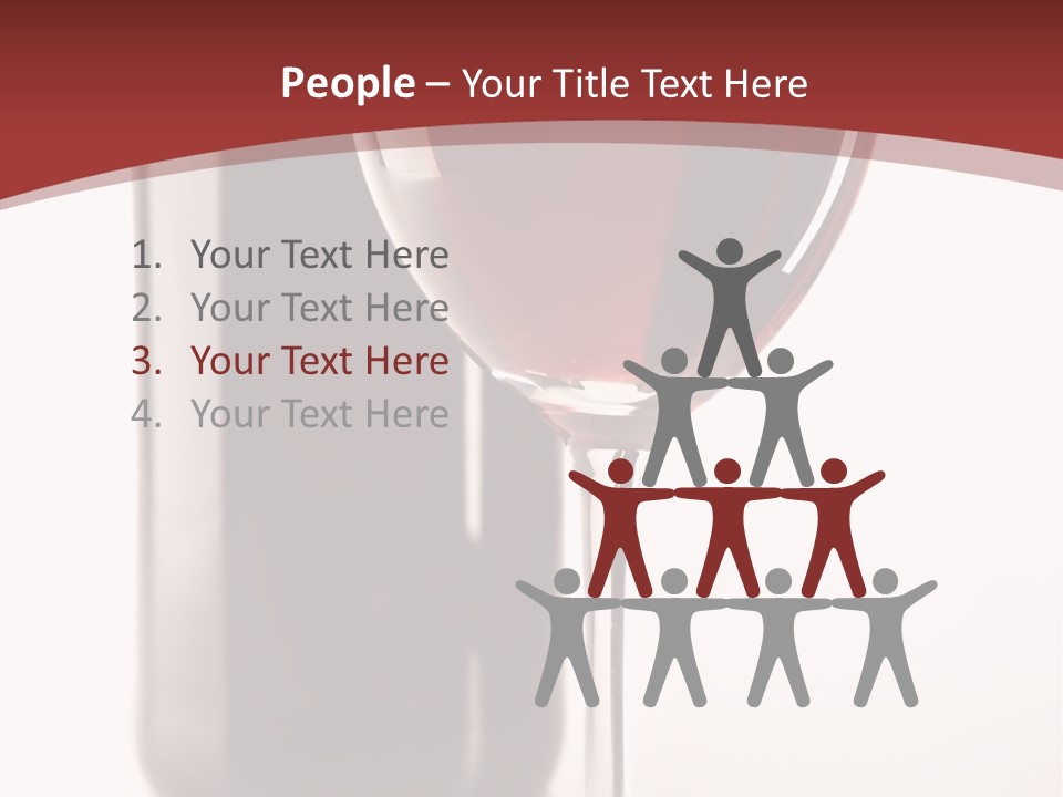 Wine Bottle Glare PowerPoint Template