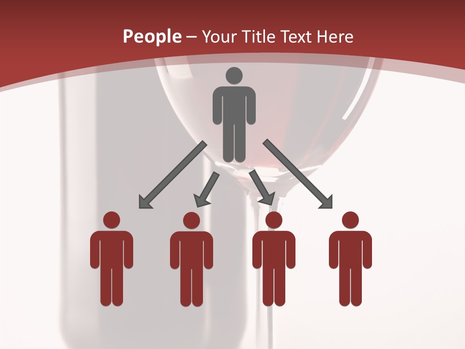 Wine Bottle Glare PowerPoint Template
