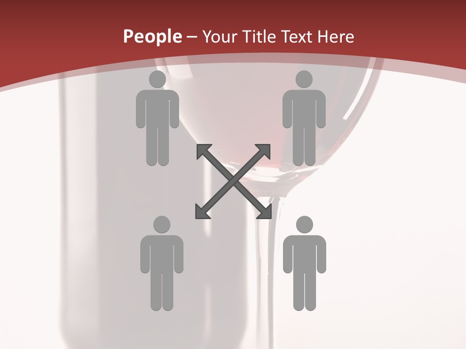 Wine Bottle Glare PowerPoint Template