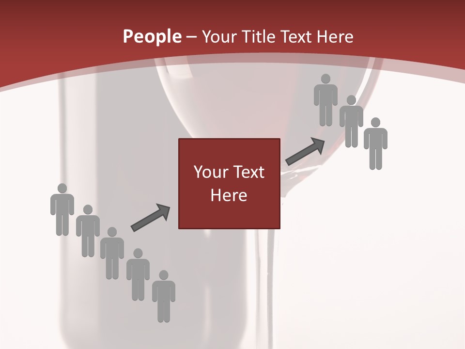 Wine Bottle Glare PowerPoint Template