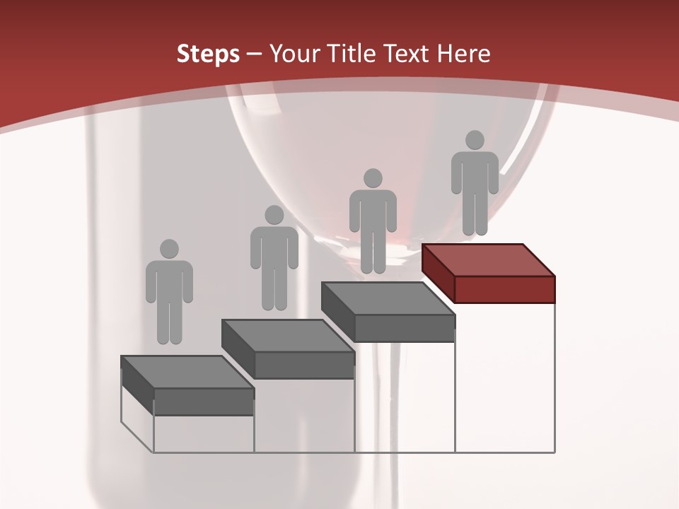 Wine Bottle Glare PowerPoint Template