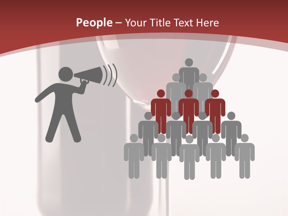 Wine Bottle Glare PowerPoint Template