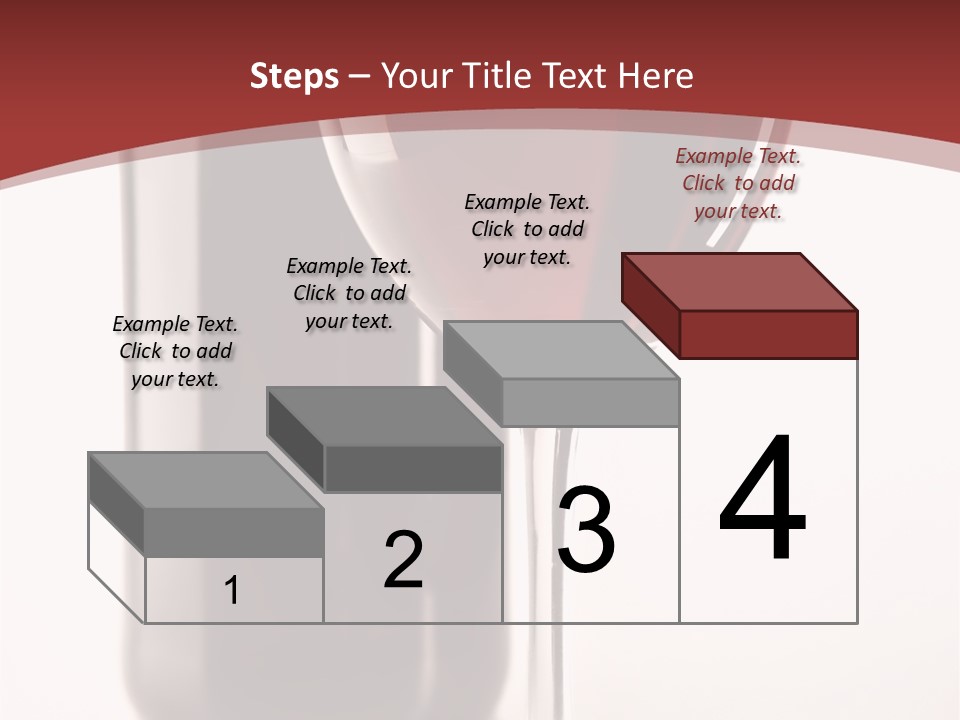 Wine Bottle Glare PowerPoint Template