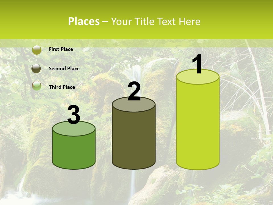 Tree Flow Rushing PowerPoint Template