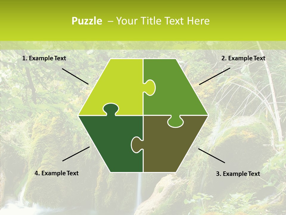 Tree Flow Rushing PowerPoint Template