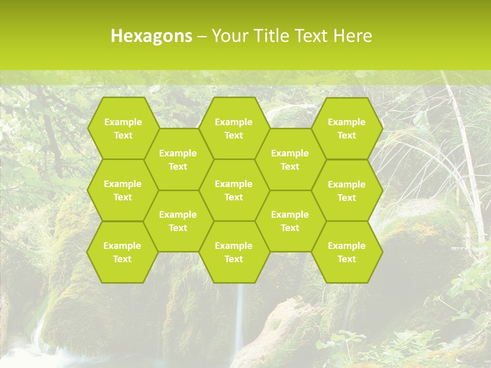 Tree Flow Rushing PowerPoint Template
