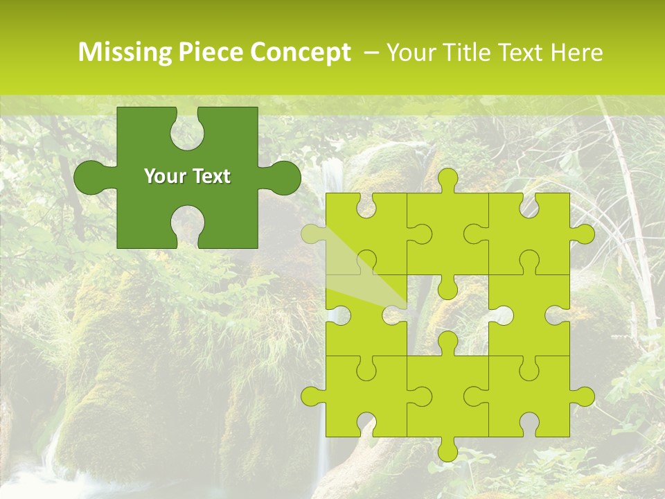 Tree Flow Rushing PowerPoint Template