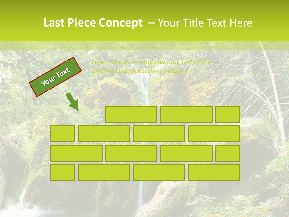 Tree Flow Rushing PowerPoint Template