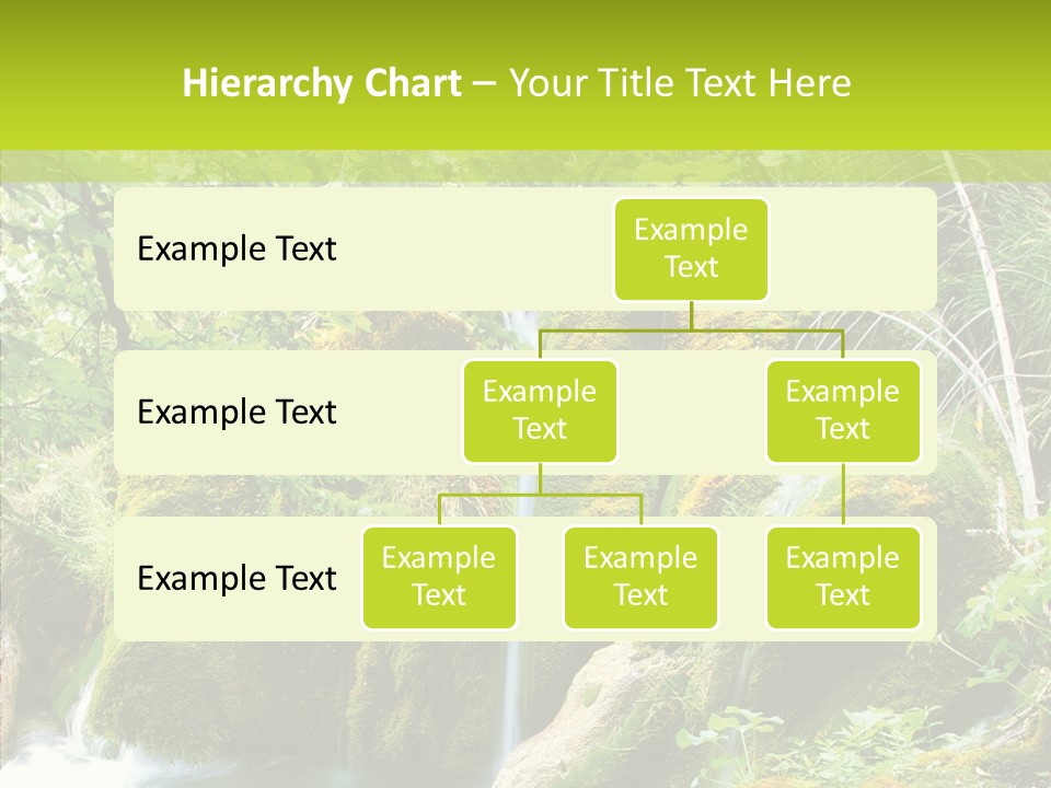 Tree Flow Rushing PowerPoint Template