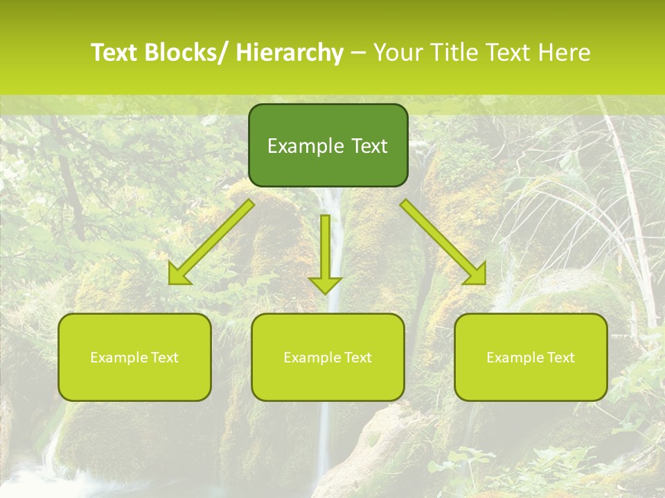 Tree Flow Rushing PowerPoint Template