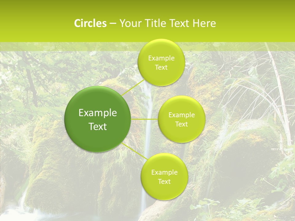Tree Flow Rushing PowerPoint Template