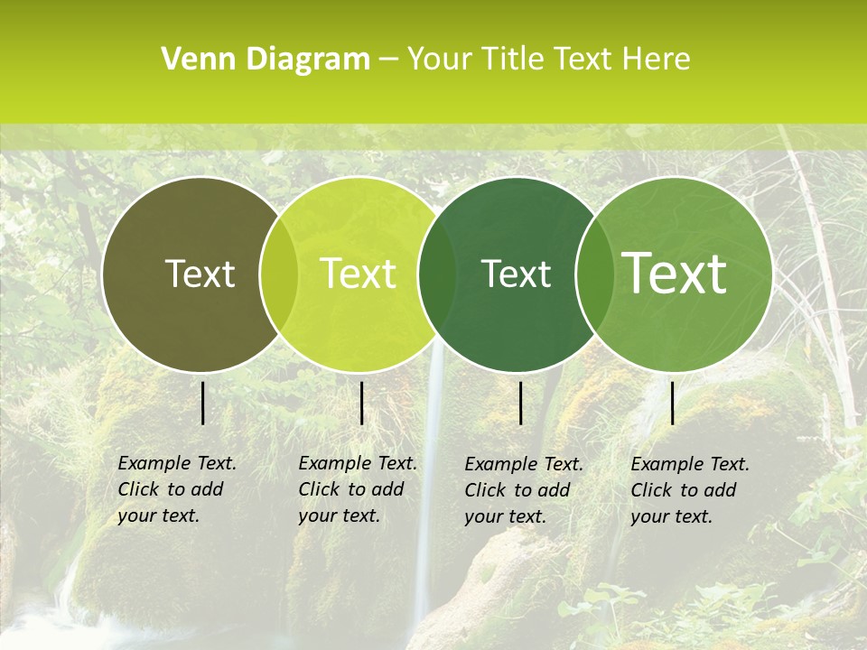 Tree Flow Rushing PowerPoint Template