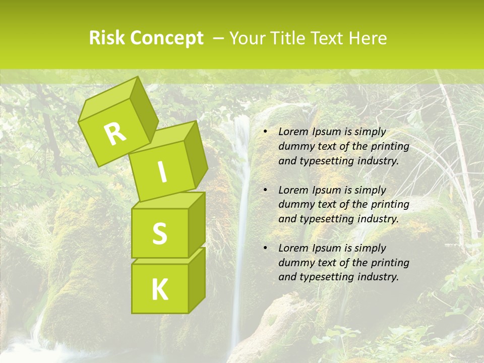 Tree Flow Rushing PowerPoint Template