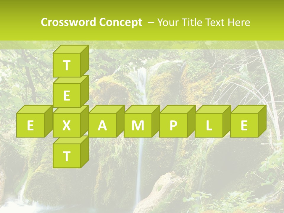 Tree Flow Rushing PowerPoint Template