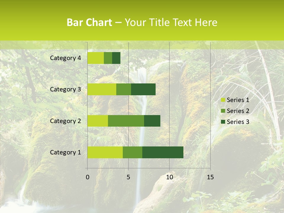 Tree Flow Rushing PowerPoint Template