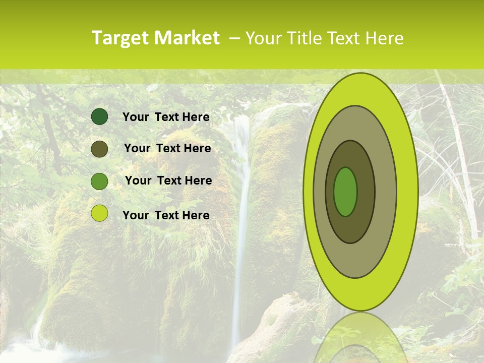Tree Flow Rushing PowerPoint Template