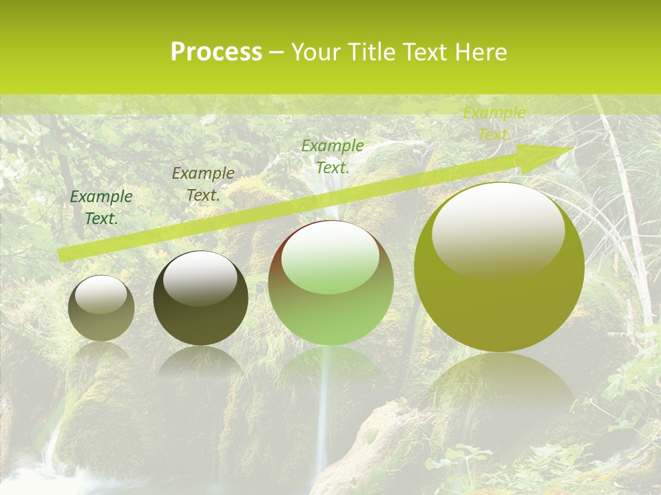 Tree Flow Rushing PowerPoint Template