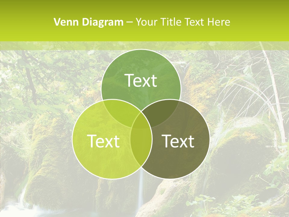 Tree Flow Rushing PowerPoint Template