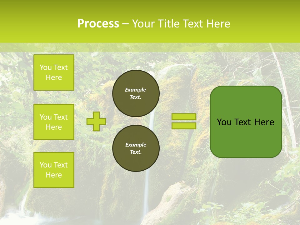 Tree Flow Rushing PowerPoint Template