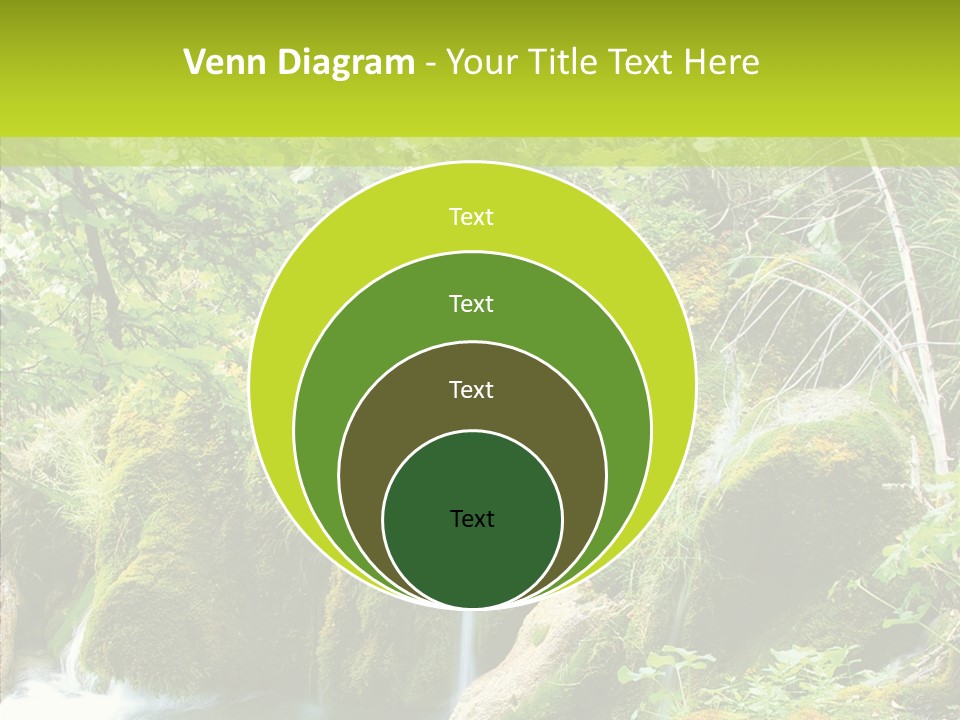 Tree Flow Rushing PowerPoint Template