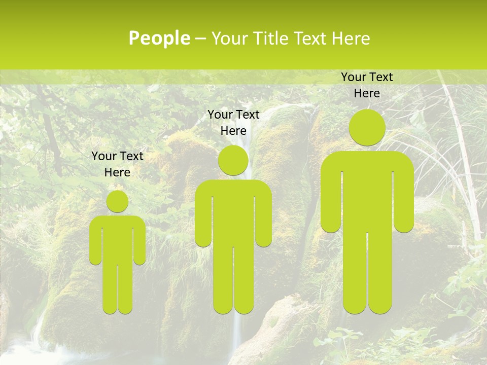 Tree Flow Rushing PowerPoint Template