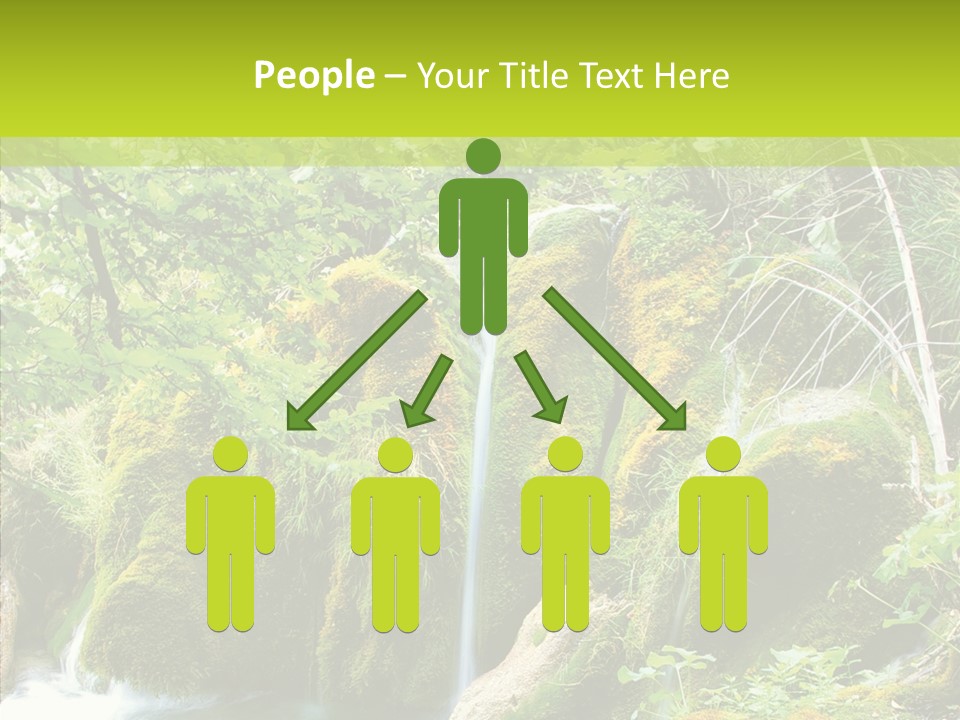 Tree Flow Rushing PowerPoint Template